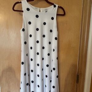 Ann Klein, polka dot dress, size 4